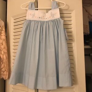 Classic Auraluz Blue toddler dress